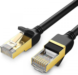 Fotoja e Kabllo rrjeti Ugreen Round UGREEN NW107 Ethernet RJ45, Cat.7, STP, 1m, e zezë