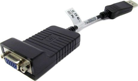 Fotoja e Përshtatës HP DisplayPort AV - D-Sub (VGA), i zi