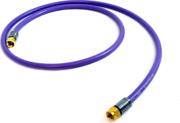 Fotoja e Kabllo koaksiale Melodika, Antenna (F), 6m, vjollcë