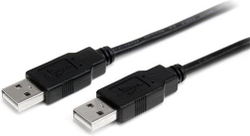 Fotoja e Kabllo StarTech USB-A - USB-A (USB2AA1M), 1 m, e zezë