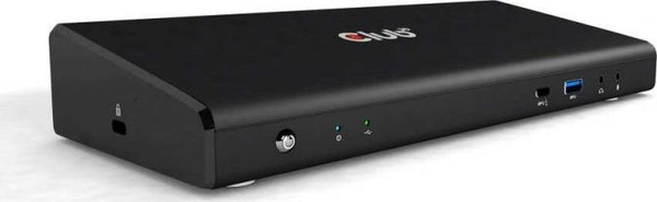 Fotoja e Stacion karikimi Club 3D, 2x DisplayPort, 3x HDMI, 5x USB 3.0, i zi