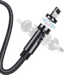Fotoja e Kabllo USB USAMS (109577), USB-A në Lightning, 1 m, e zezë