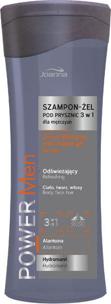 Fotoja e Shampon për meshkuj 3në1 Joanna Power Men, 300 ml