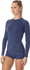 Fotoja e Bluzë për femra Brubeck Active Wool LS12810, e kaltër, M, Picture 2