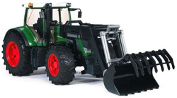 Fotoja e Traktor lodër Bruder, i zi / i gjelbër