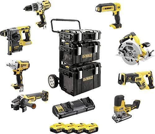Fotoja e Set vegla elektrike Dewalt (DCK856P4-QW), 18 V, 5 Ah, 17 copë
