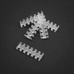 Fotoja e Mbajtës kablloje King Mod Services, 12 vrima, 3mm, transparent, 5 copë (ZUUV-175)