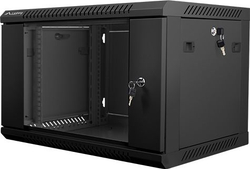 Fotoja e Kabinet për server Lanberg WF01-6406-10B, 19", i zi