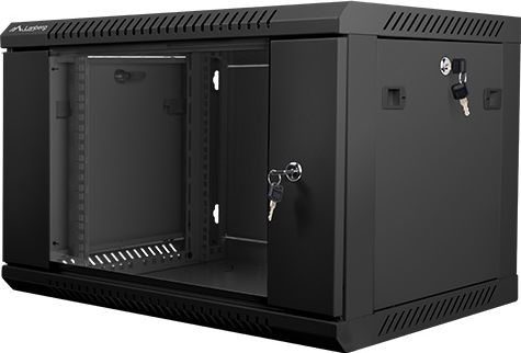Fotoja e Kabinet për server Lanberg WF01-6406-10B, 19", i zi