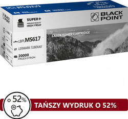 Fotoja e Toner zëvendësues Black Point LBPLMS617, i zi