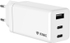 Fotoja e Karikues Yenkee YAC 2065, GaN, USB-A, 2x USB-C, 65W, i bardhë, Picture 3