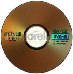 Fotoja e Disqe DVD-R Maxell, 4.7 GB, 25 copë