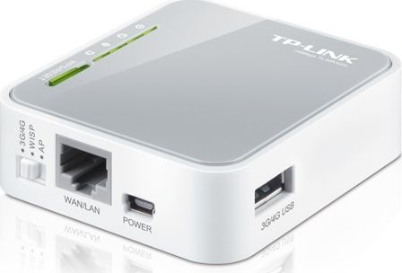 Fotoja e Ruter TP-Link TL-MR3020, i bardhë