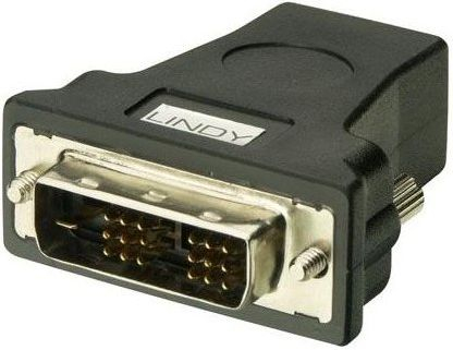 Fotoja e Përshtatës Lindy AV HDMI - DVI-D (41228), i zi