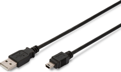 Fotoja e Kabllo Digitus USB A - micro-B, 3m, e zezë