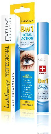 Fotoja e Serum për qerpikë Eveline Lash Therapy 8 in 1 Total Action, 10 ml