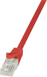 Fotoja e Kabllo për rrjet LogiLink Patchcord CP2064U, CAT 6, U/UTP, 3m, e kuqe