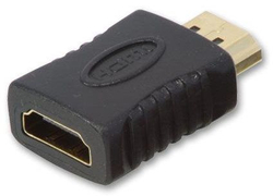 Fotoja e Përshtatës HDMI Lindy AV, i zi