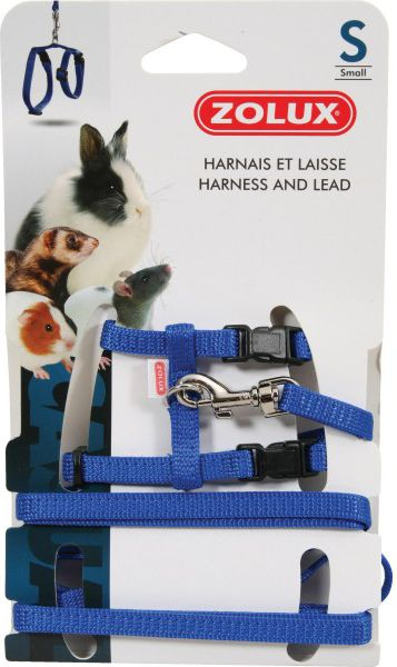 Fotoja e Gjyksore dhe zinxhir për hamsterë Zolux, S, të kaltër