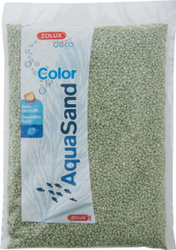 Fotoja e Zhavorr për themel akuariumi Zolux Aquasand, 1 kg, 2-3 mm, i gjelbër