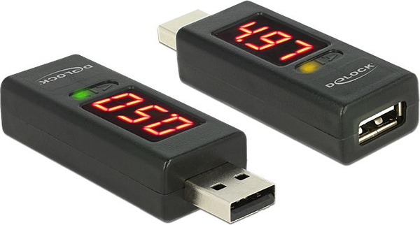 Fotoja e Përshtatës Delock USB - USB, i zi