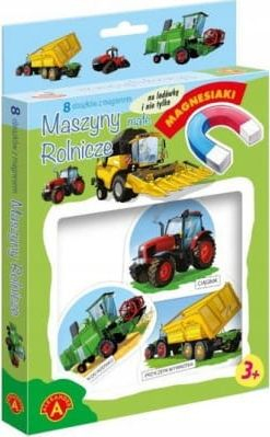 Fotoja e Set me figura magnetike Alexander: Small Agricultural Machines, 8 copë