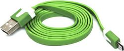 Fotoja e Kabllo Logo USB-A, 1 m, e gjelbër