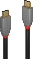 Fotoja e Kabllo Lindy USB-C në USB-C, 0.5m, e hirtë