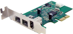 Fotoja e Kontrollues StarTech PCIe x1 - 2x FireWire 800 + 1x FireWire 400