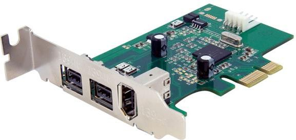 Fotoja e Kontrollues StarTech PCIe x1 - 2x FireWire 800 + 1x FireWire 400