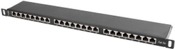 Fotoja e Patch panel Lanberg 0.5U, 19", 24x RJ-45, Cat. 5e, i zi