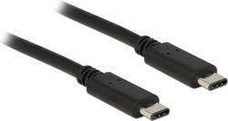 Fotoja e Kabllo Delock USB C - USB C 83672, 0.5 metra, e zezë