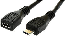 Fotoja e Kabllo lidhëse PremiumCord, mikro USB 2.0, 2m, e zezë