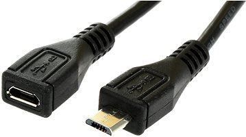 Fotoja e Kabllo lidhëse PremiumCord, mikro USB 2.0, 2m, e zezë