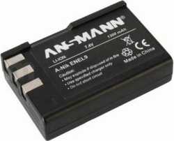 Fotoja e Bateri për kamerë Ansmann A-Nik EN EL 9 neue Version, 1300 mAh