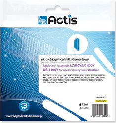 Fotoja e Ngjyrë printeri Actis KB-1100Y, 12ml, e verdhë
