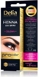 Fotoja e Ngjyrë për vetulla Delia Henna 1.0, e zezë