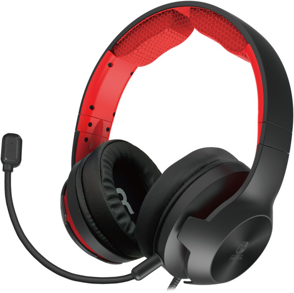 Fotoja e Kufje HORI SWITCH Gaming Headset, të zeza / kuqe