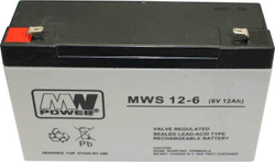 Fotoja e Bateri MW Power Pb, 6V, 12Ah