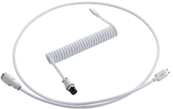 Fotoja e Kabllo CableMod Pro Coiled, USB-C/USB-A, 1,5m, e bardhë
