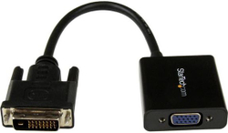 Fotoja e Kabllo StarTech DVI - D-Sub, 0.25 m, e zezë