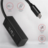 Fotoja e Mini Hub AXAGON USB-C 3.2 Gen1 - 4xUSB-A, 5Gbit/s, OTG, 20cm, i zi, Picture 4