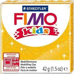 Fotoja e Plastelinë Fimo Kids, 42 g, e artë