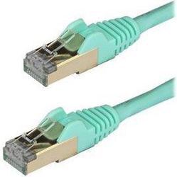Fotoja e Kabllo rrjeti StarTech Patchcord CAT6A, STP, 2m, e kaltër