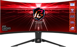 Fotoja e Monitor ASRock PG34WQ15R2B - LED, 34", UW-QHD, i zi