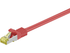 Fotoja e Kabllo MicroConnect patch S/FTP, RJ45, Cat7, 2m, e kuqe, Picture 1