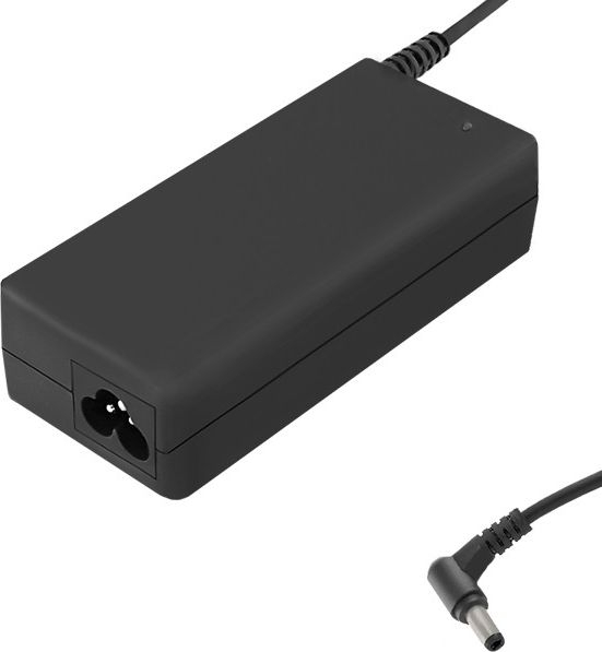Fotoja e Karikues për laptop Qoltec 50099.90W, 90W, 2.5 mm, i zi