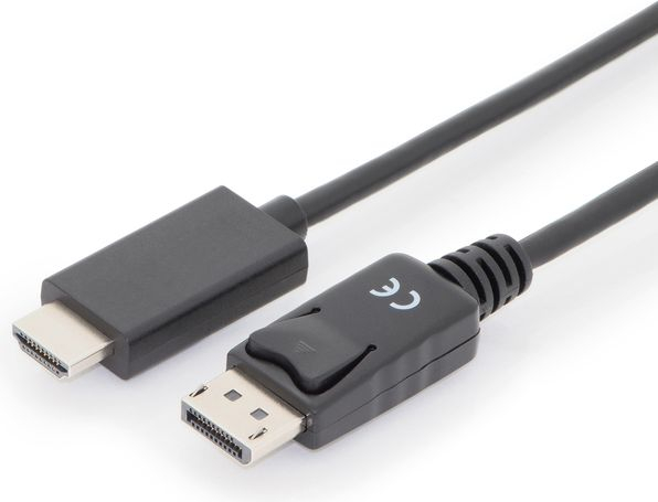 Fotoja e Kabllo Digitus (AK-340303-030-S) DisplayPort - HDMI, 3m, e zezë
