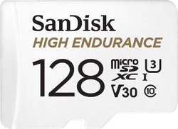 Fotoja e Karta SanDisk High Endurance MicroSDXC 128GB Klasa 10 UHS-I / U3 A1 V30 (001835670000)
