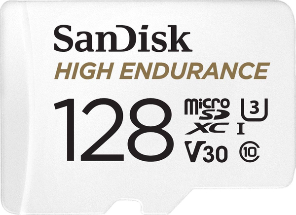 Fotoja e Karta SanDisk High Endurance MicroSDXC 128GB Klasa 10 UHS-I / U3 A1 V30 (001835670000)